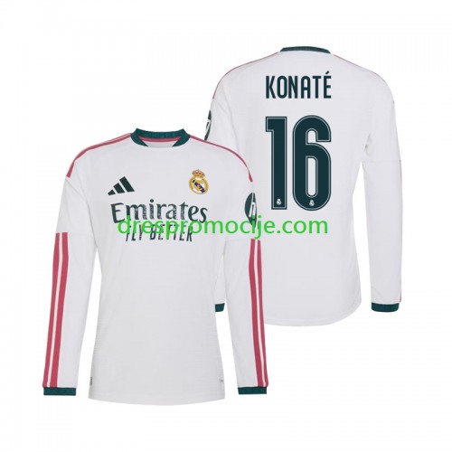 Real Madrid Ibrahima Konate 16 Dres Domaći 2026/2027 Dugim Rukavima Real Madrid Ibrahima Konate 16 Dres Domaći 2026/2027 Dugim Rukavima